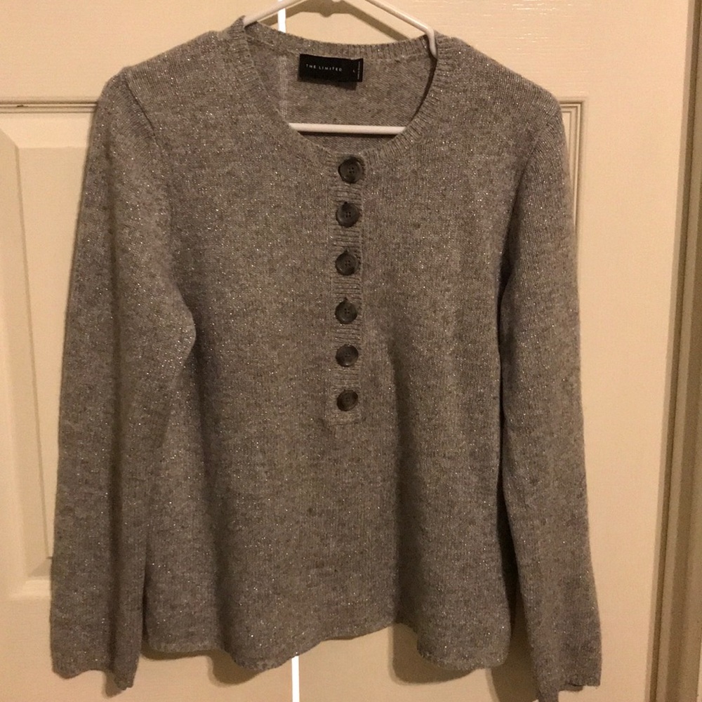 Silver sparkly sweater